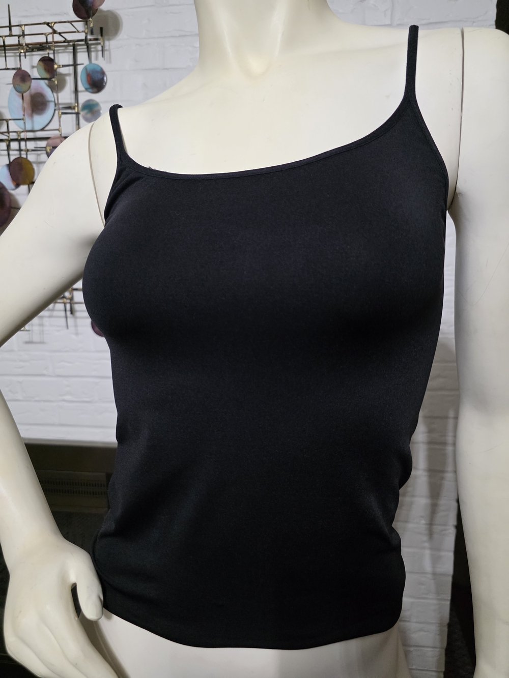 Cache | Black Spaghetti Strap Tank Top